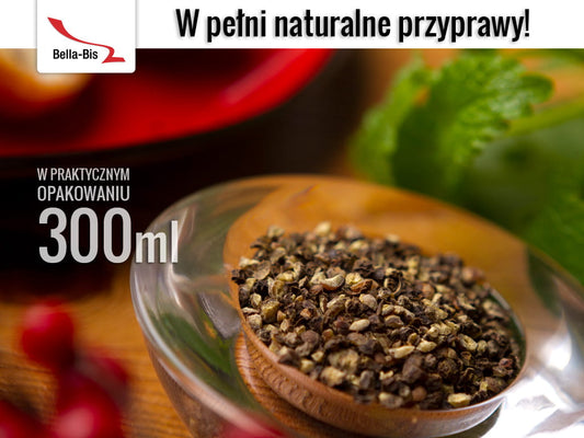 PIEPRZ CZARNY MŁOTKOWANY - Słoik 150 g
