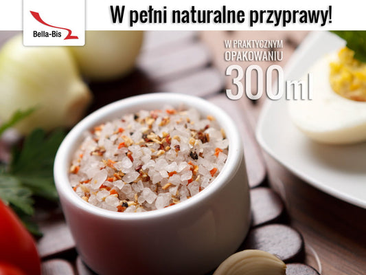SÓL KŁODAWSKA MIX Z PRZYPRAWAMI - Słoik 300 g