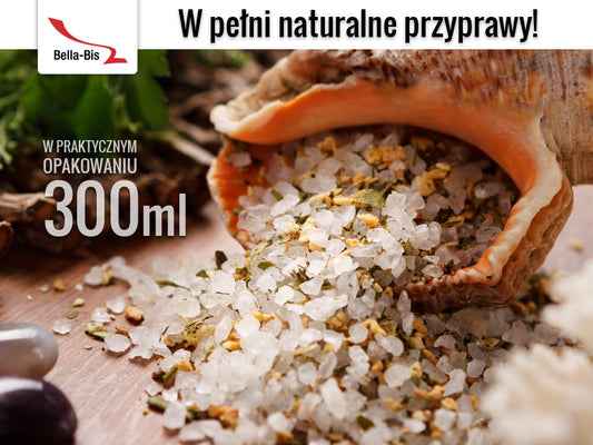 SÓL KŁODAWSKA MIX Z ZIOŁAMI - Słoik 250 g