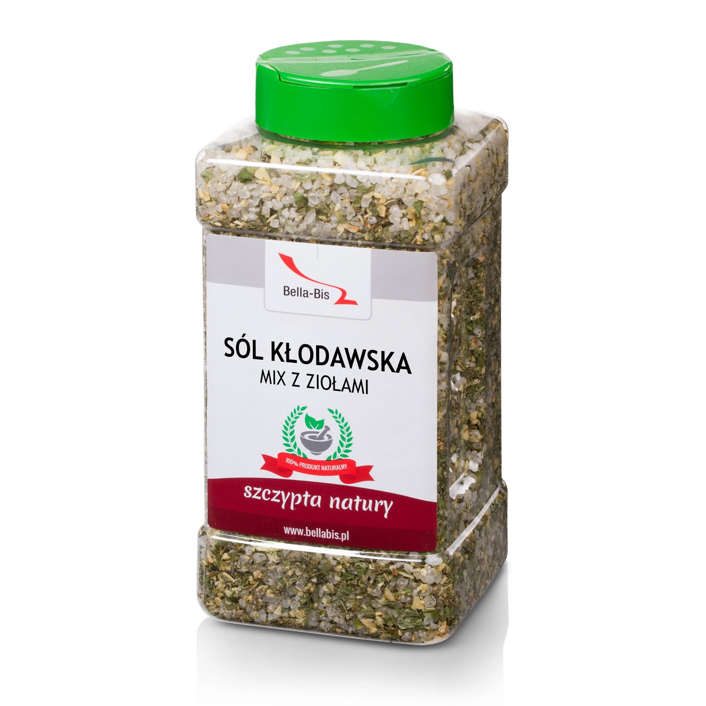 SÓL KŁODAWSKA MIX Z ZIOŁAMI - Słoik 1000 g