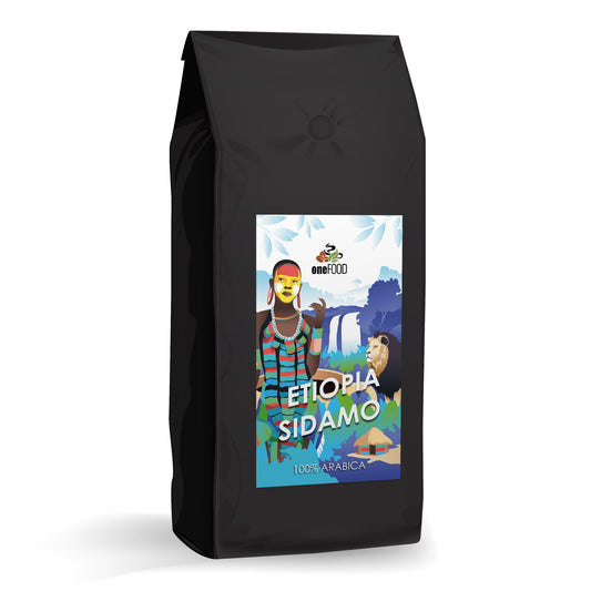 KAWA ETIOPIA SIDAMO - 1 kg ziarnista
