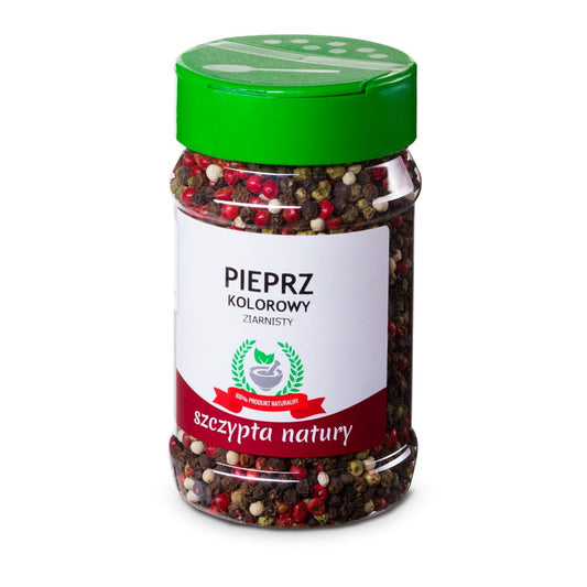 PIEPRZ KOLOROWY ZIARNISTY - Słoik 150 g