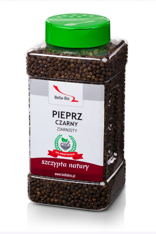 PIEPRZ CZARNY ZIARNISTY - Słoik 500 g