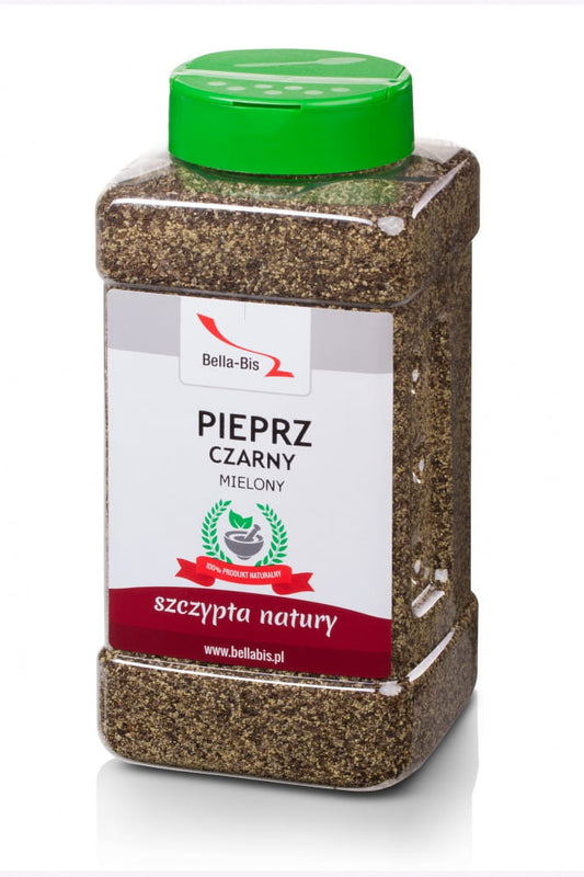 PIEPRZ CZARNY MIELONY - Słoik 500 g