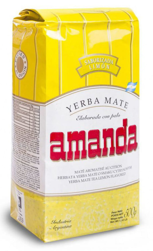 YERBA MATE AMANDA LIMON 500 g