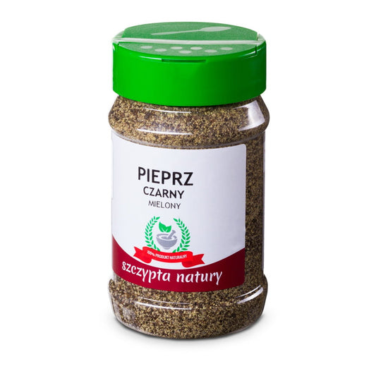 PIEPRZ CZARNY MIELONY - Słoik 150 g