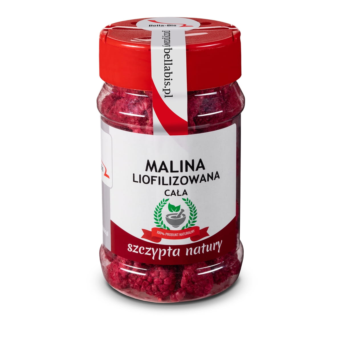 MALINA CAŁA LIOFILIZOWANA - Słoik 25 g