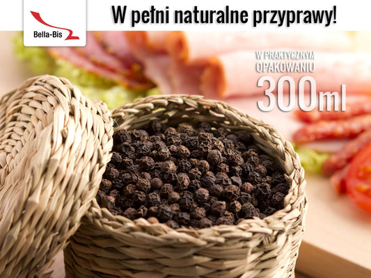 PIEPRZ CZARNY ZIARNISTY - Słoik 150 g