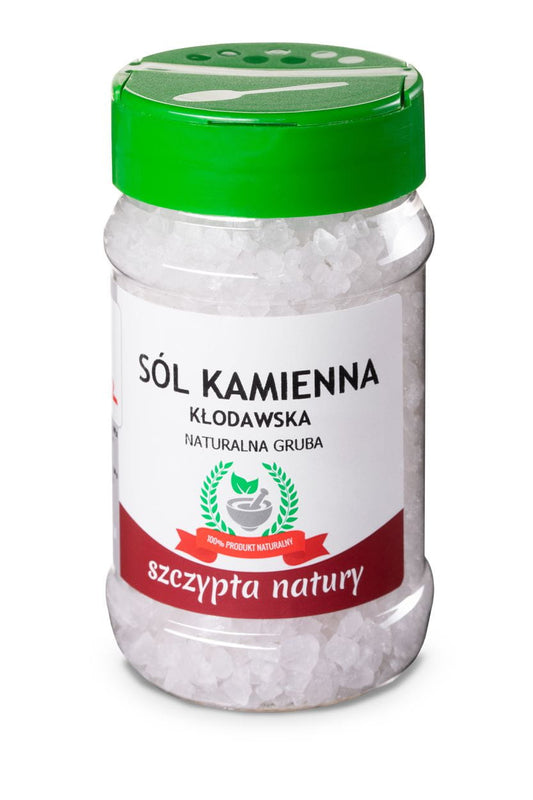SÓL KŁODAWSKA GRUBA - Słoik 400 g